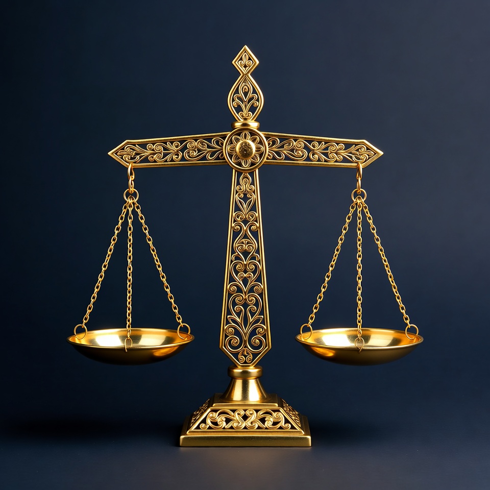 Golden Scales of Justice Golden Scales of Justice