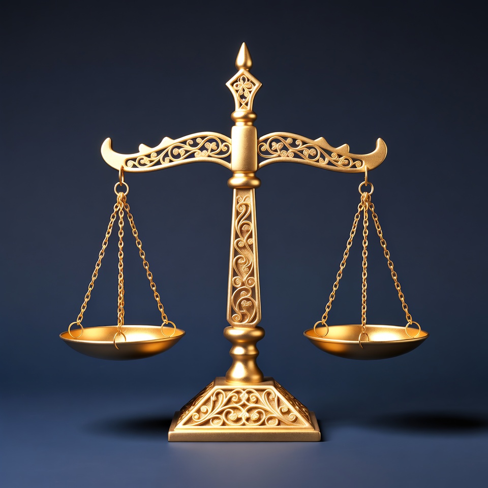 Golden Scales of Justice Golden Scales of Justice