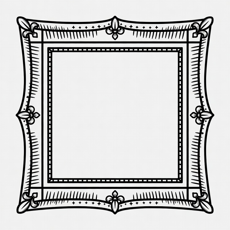 Ornate Vintage Picture Frame Ornate Vintage Picture Frame