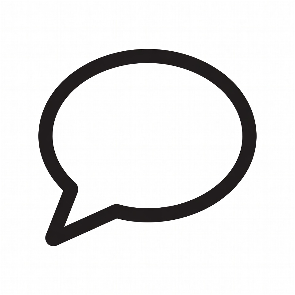 Empty Speech Bubble Icon Empty Speech Bubble Icon