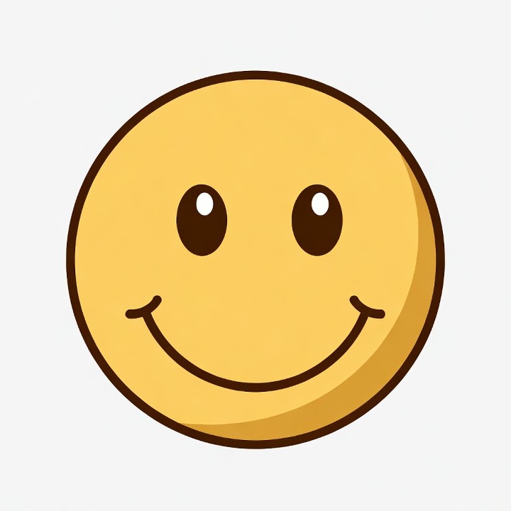 Smiling Yellow Cartoon Face Smiling Yellow Cartoon Face