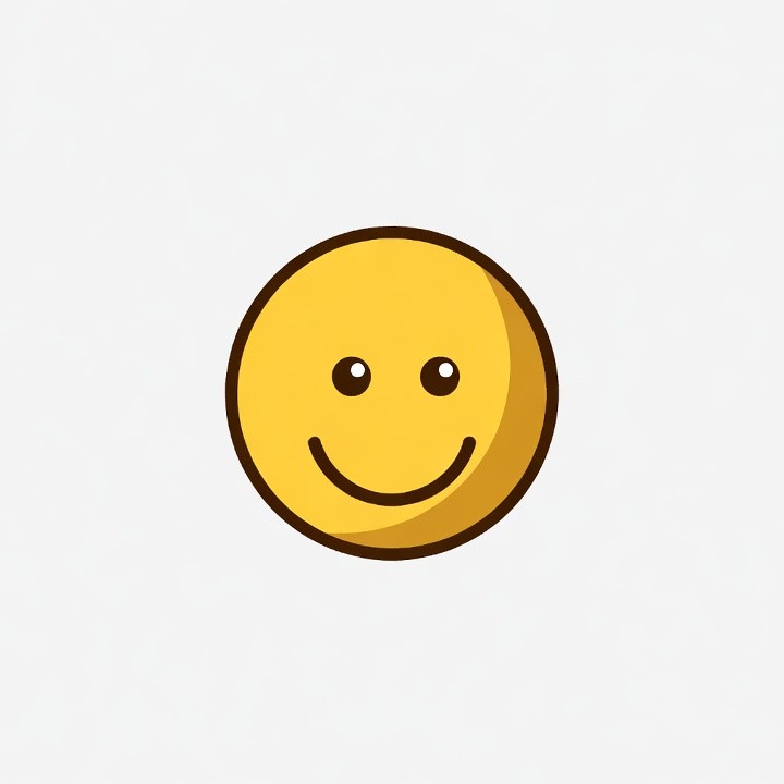 Smiling Yellow Emoticon Face Smiling Yellow Emoticon Face