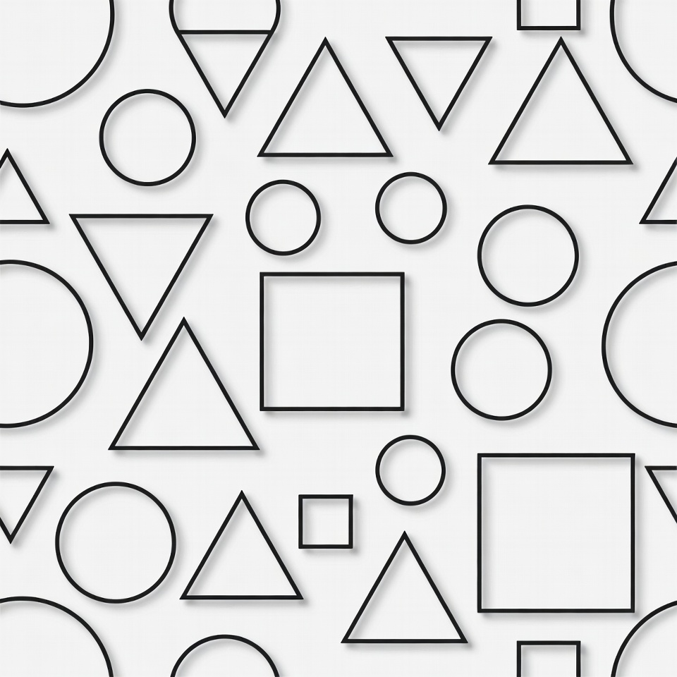 Geometric Shapes Seamless Pattern Geometric Shapes Seamless Pattern