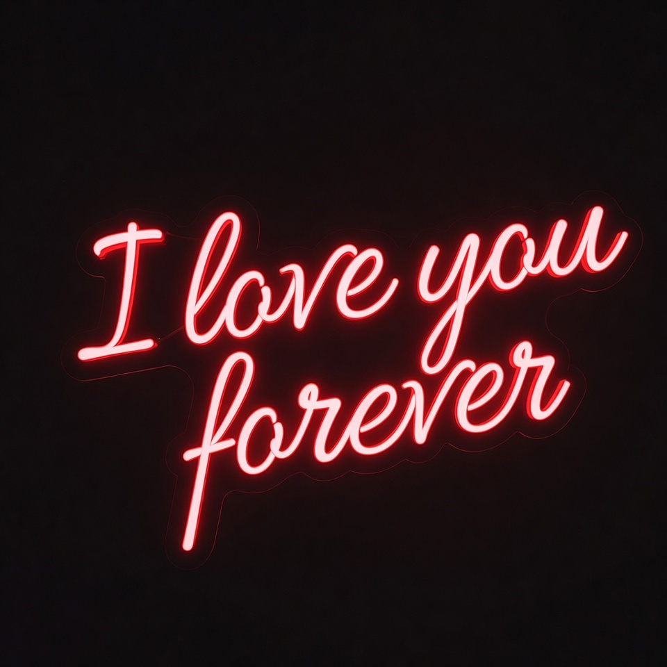 I Love You Forever Neon Sign I Love You Forever Neon Sign