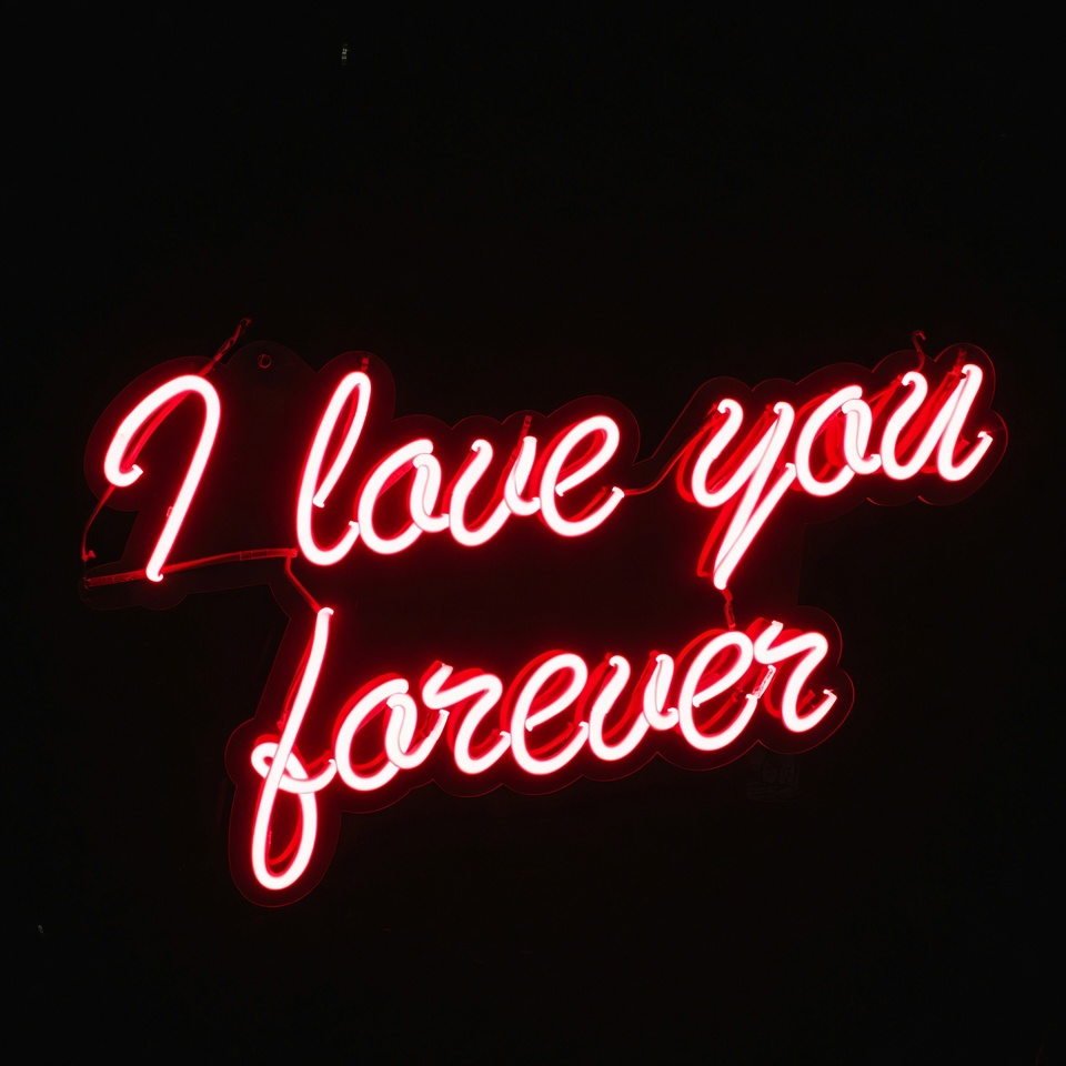 I Love You Forever Neon Sign I Love You Forever Neon Sign
