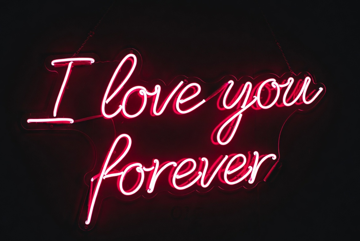 I Love You Forever Neon Sign I Love You Forever Neon Sign
