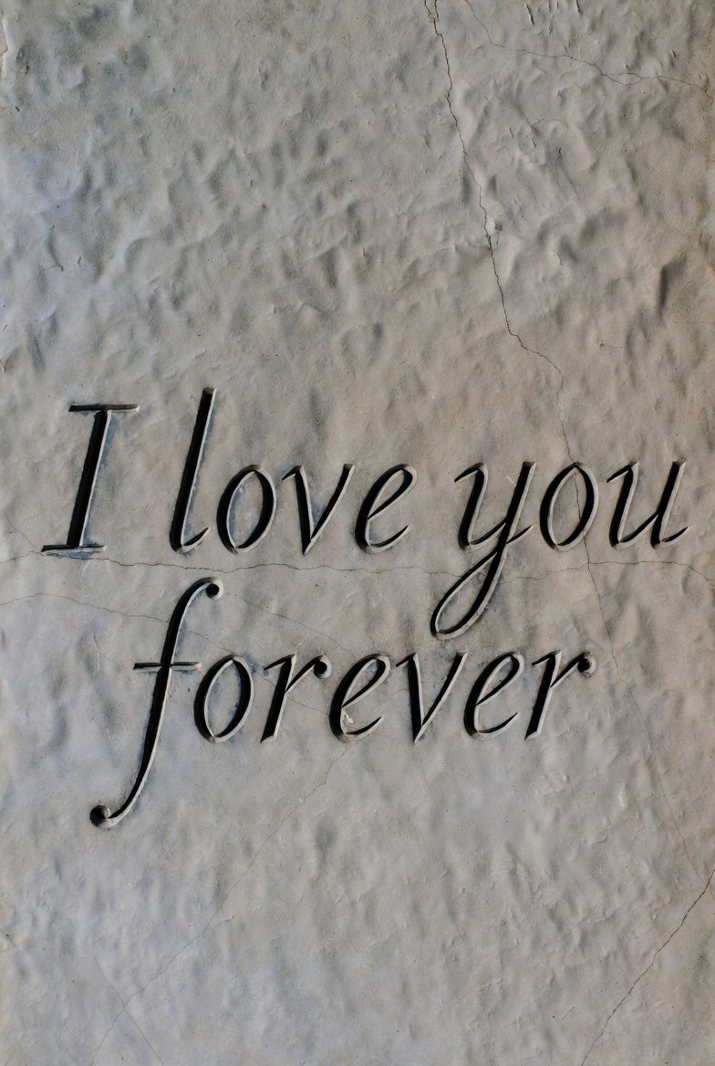 I Love You Forever Engraved Stone I Love You Forever Engraved Stone