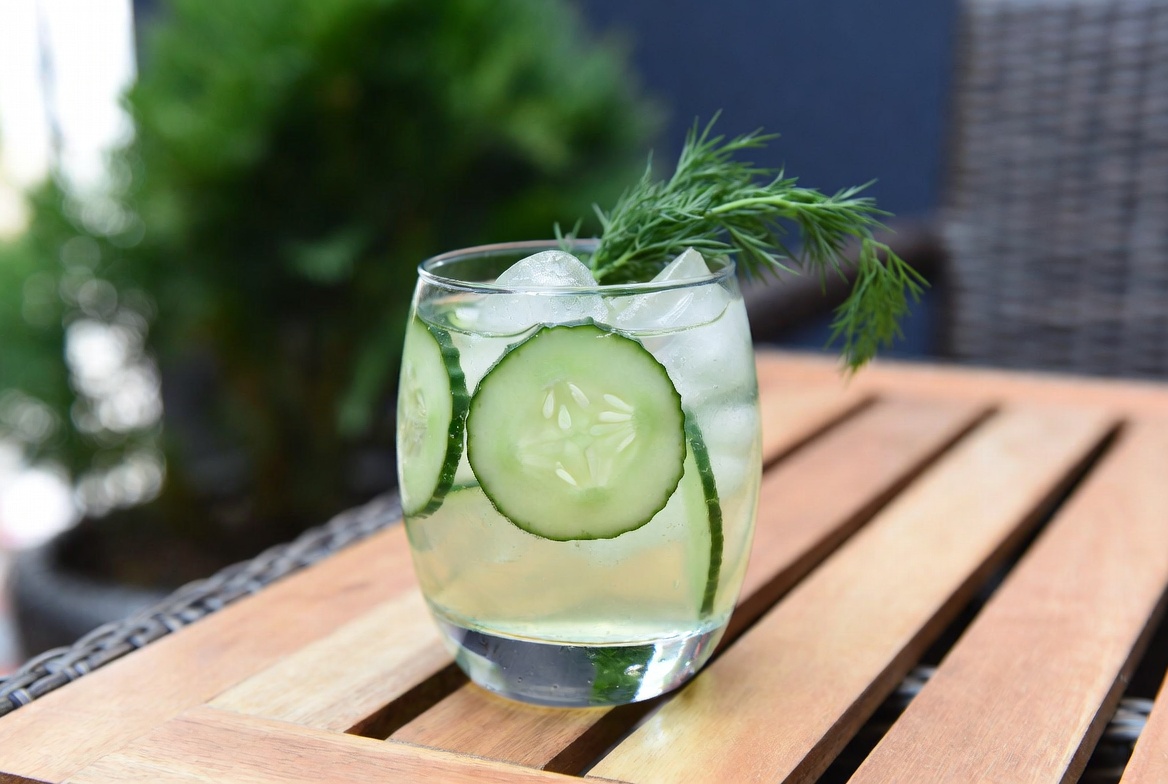 Cucumber Gimlet Cocktail with Dill Cucumber Gimlet Cocktail with Dill