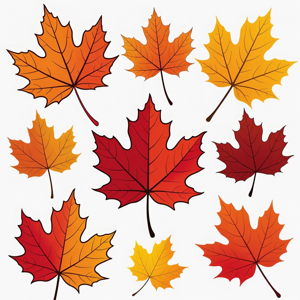 Autumn Maple Leaves Clipart Autumn Maple Leaves Clipart