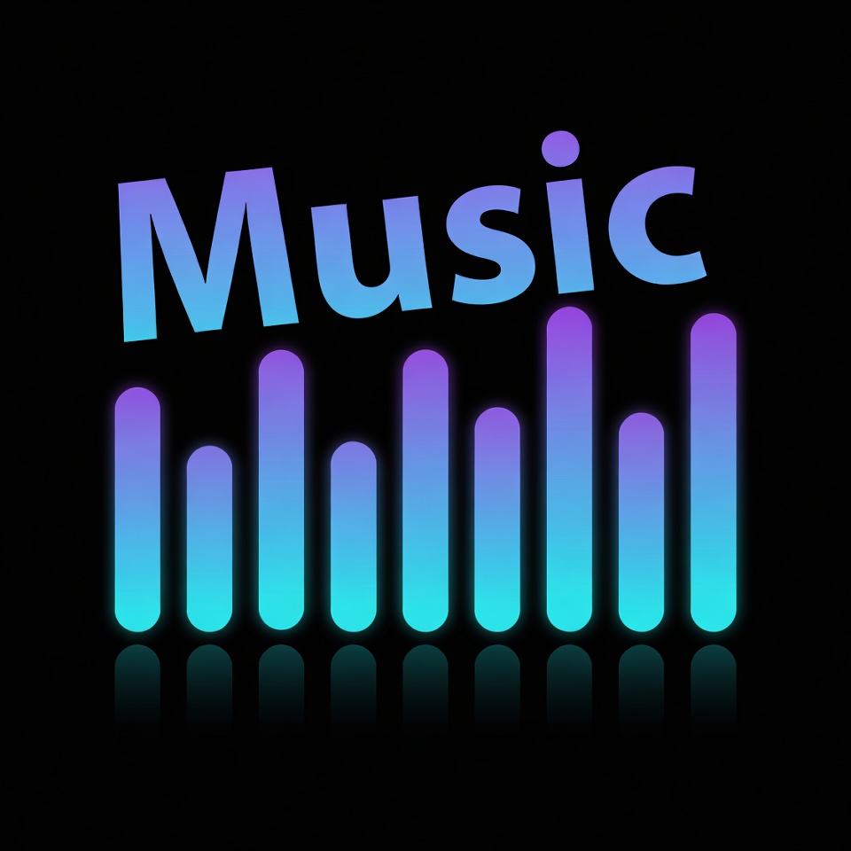 Glowing Music Sound Waves Glowing Music Sound Waves