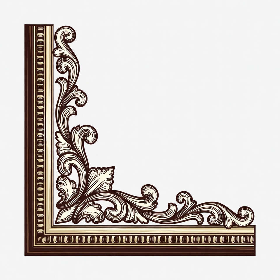 Ornate Victorian Corner Frame Ornate Victorian Corner Frame