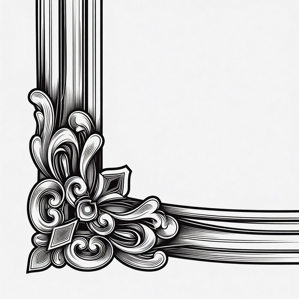 Ornate Vintage Picture Frame Ornate Vintage Picture Frame