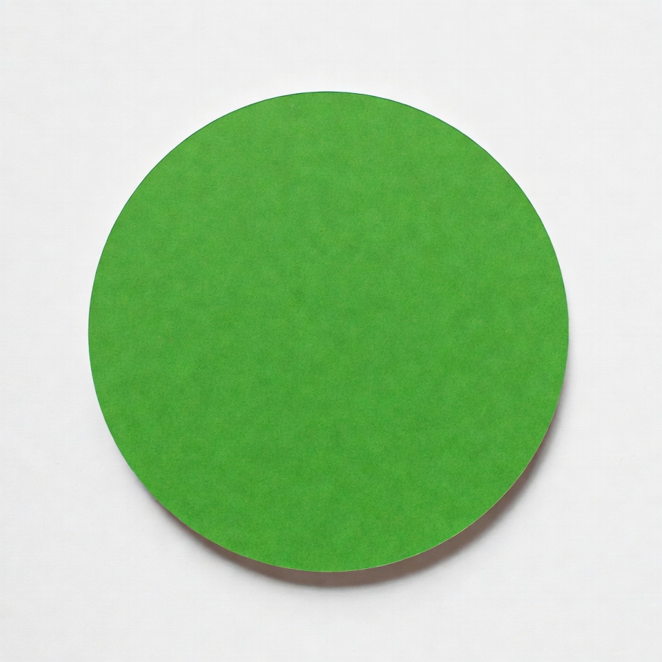 Bright Green Circle Bright Green Circle