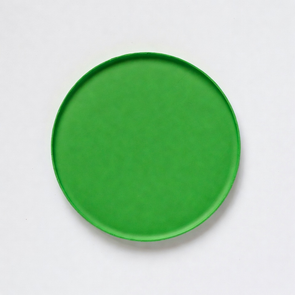 Green Round Plate Green Round Plate