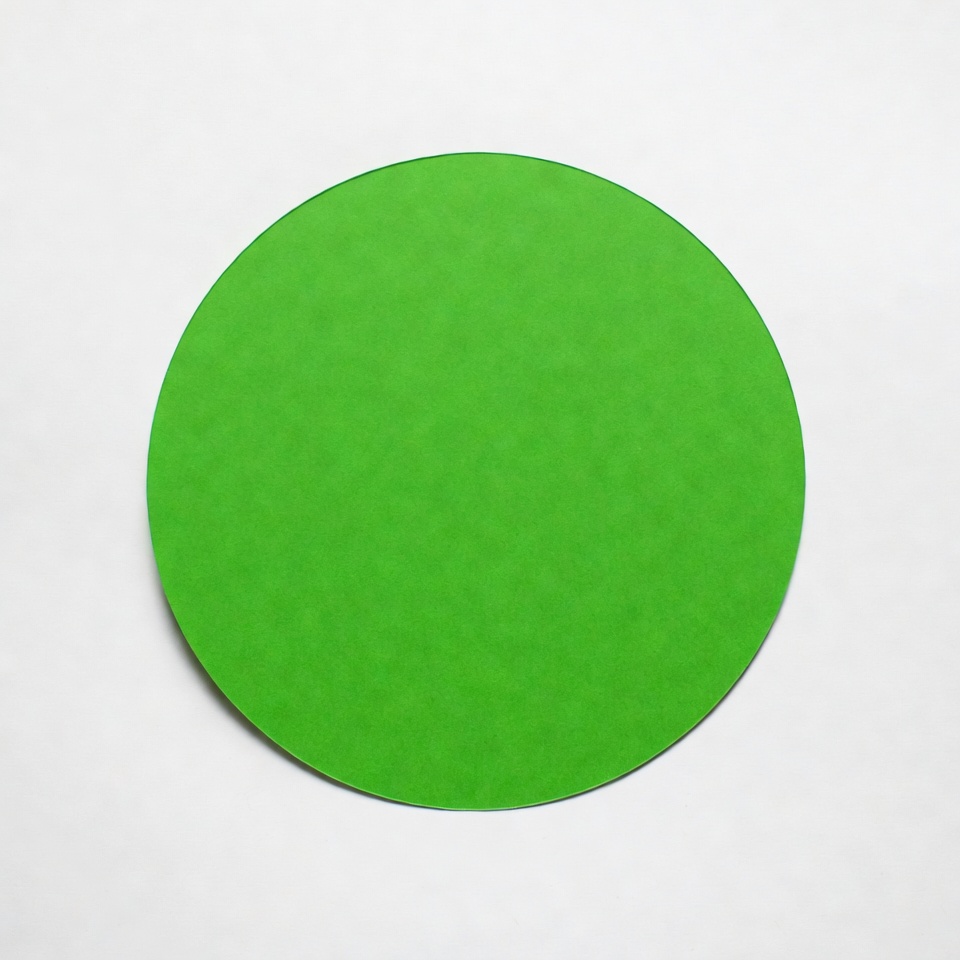 Bright Green Circle Bright Green Circle