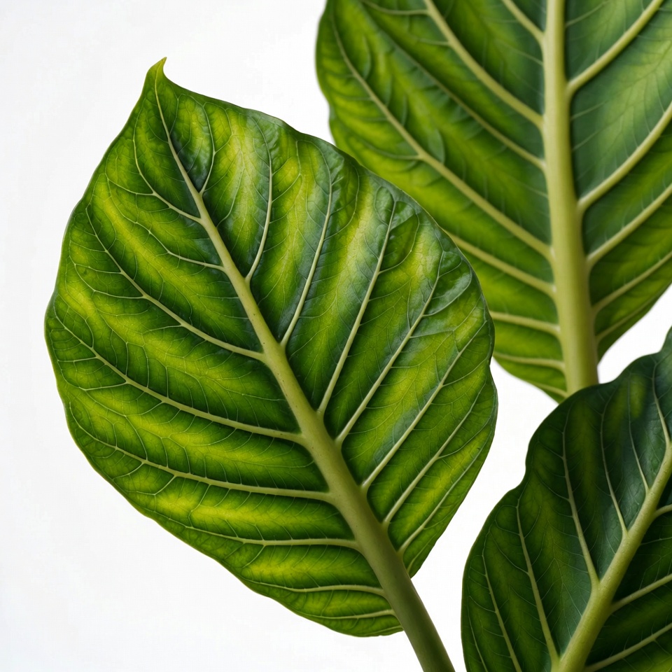 Vibrant Green Philodendron Leaves Vibrant Green Philodendron Leaves