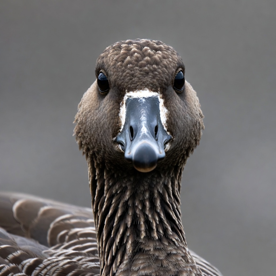 Close-up of Canada goose face Close-up of Canada goose face