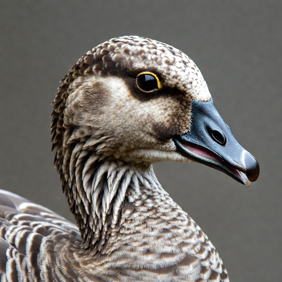Hawaiian Goose Profile Portrait Hawaiian Goose Profile Portrait