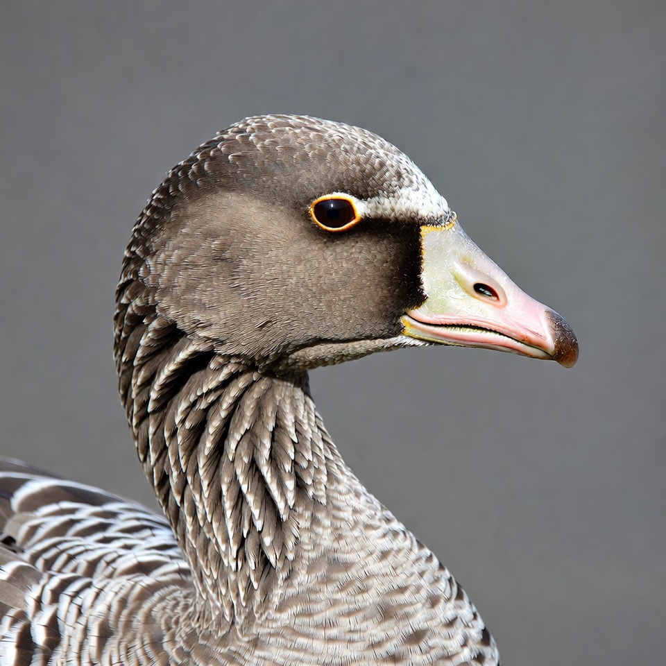White-fronted Goose profile view White-fronted Goose profile view