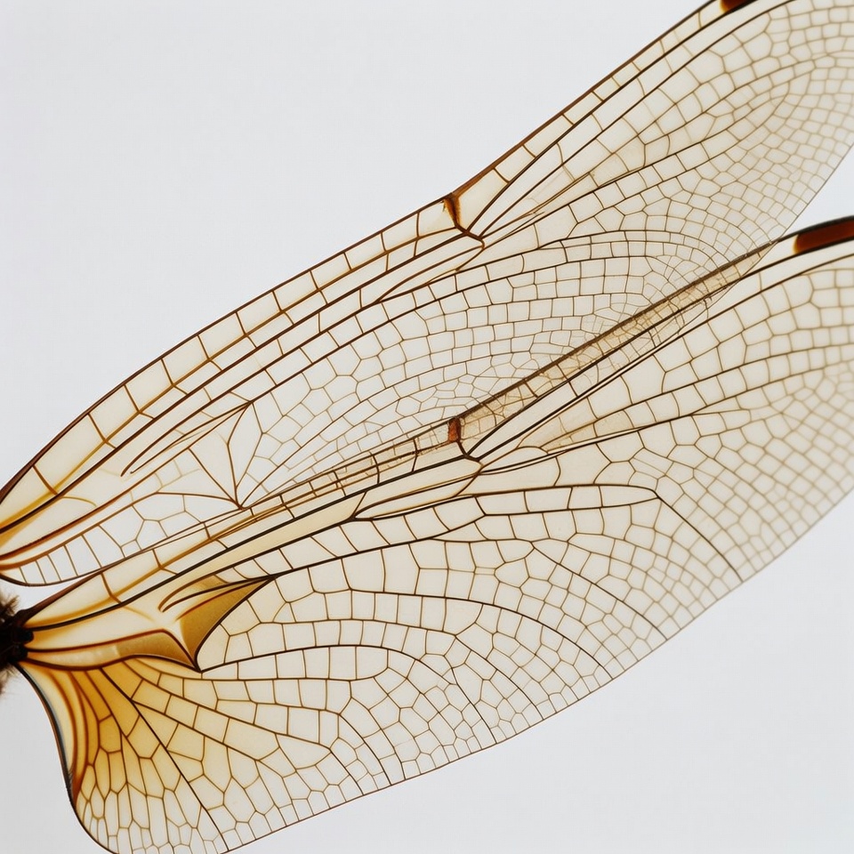 Dragonfly wings close-up Dragonfly wings close-up