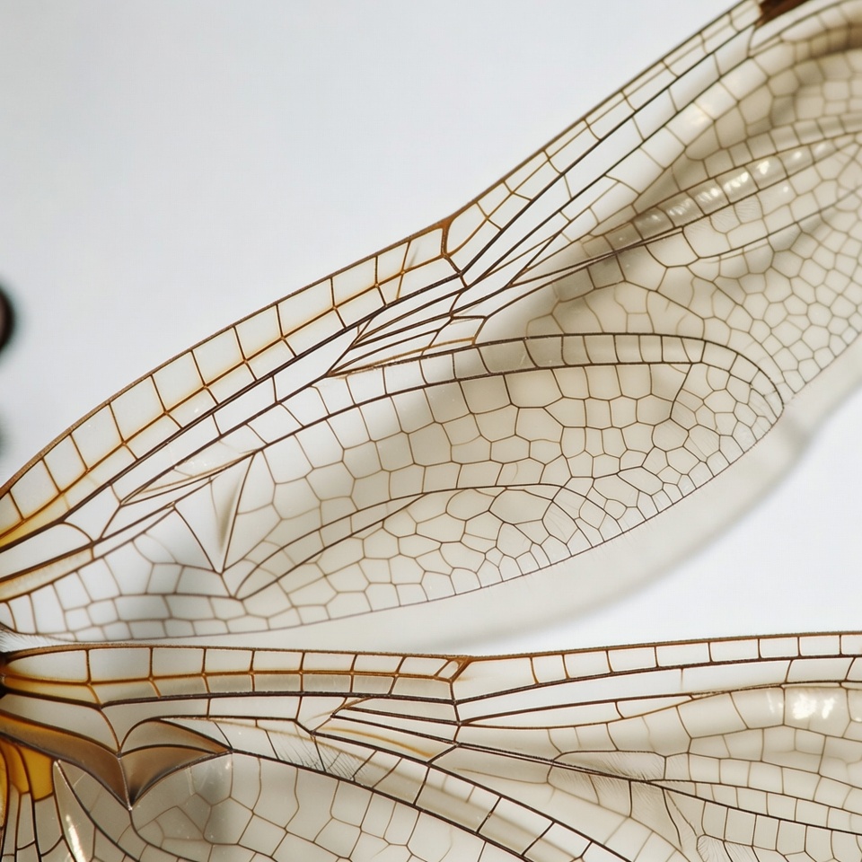 Dragonfly wings close-up Dragonfly wings close-up