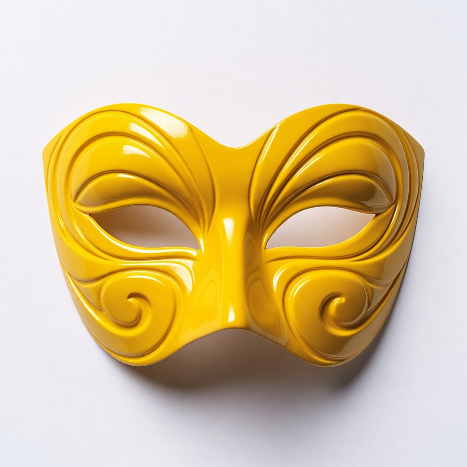 Shiny Gold Masquerade Mask Shiny Gold Masquerade Mask