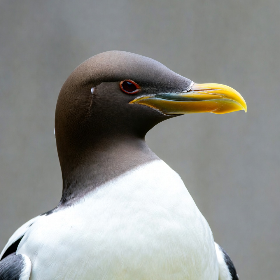 Closeup of Northern Fulmar Bird Closeup of Northern Fulmar Bird