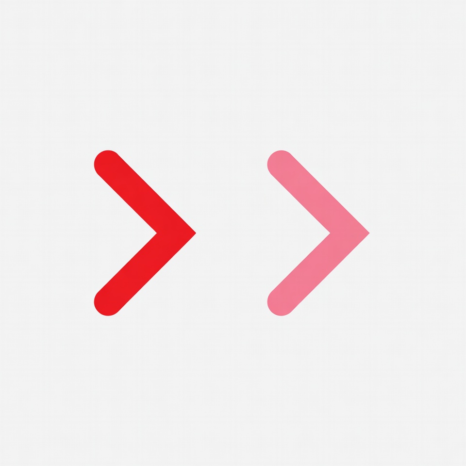 Red and Pink Right Arrows Red and Pink Right Arrows