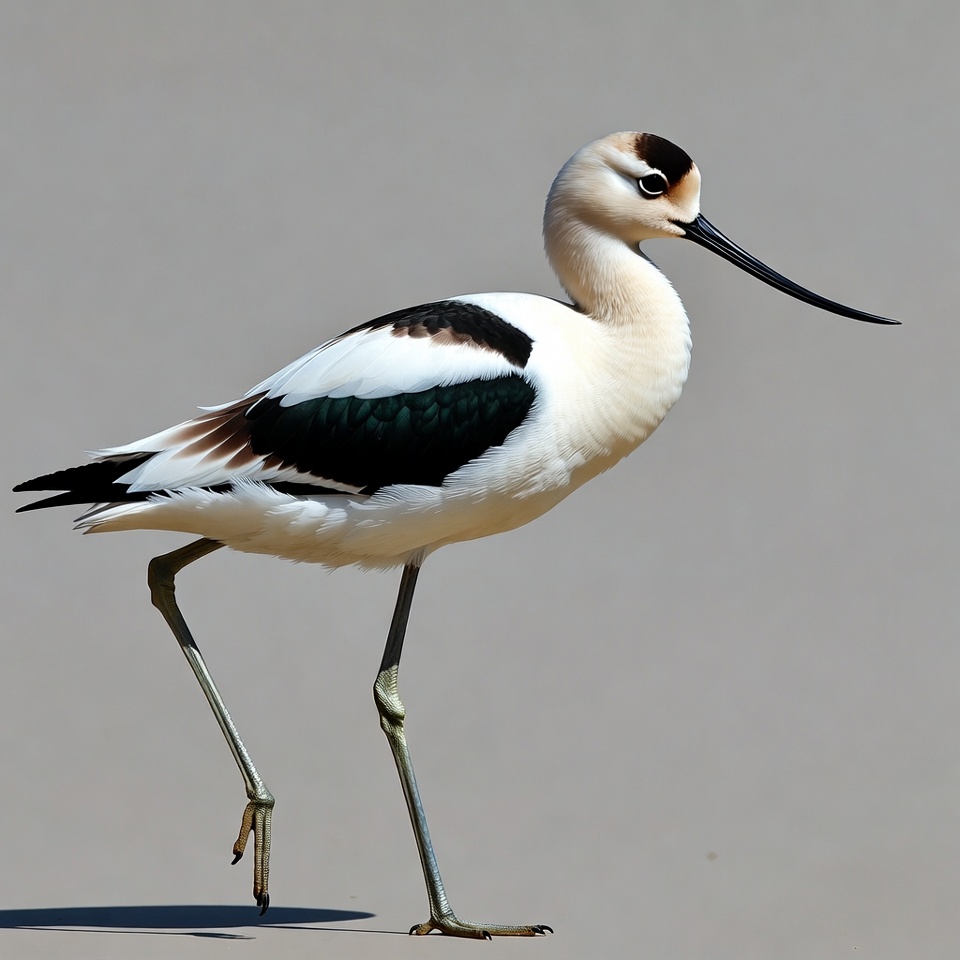 Black-necked Stilt standing gracefully Black-necked Stilt standing gracefully
