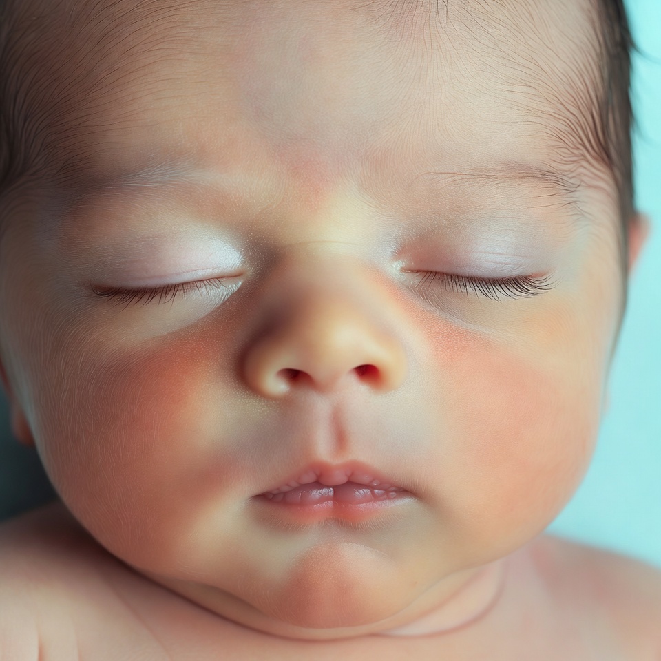 Sleeping newborn baby close-up Sleeping newborn baby close-up