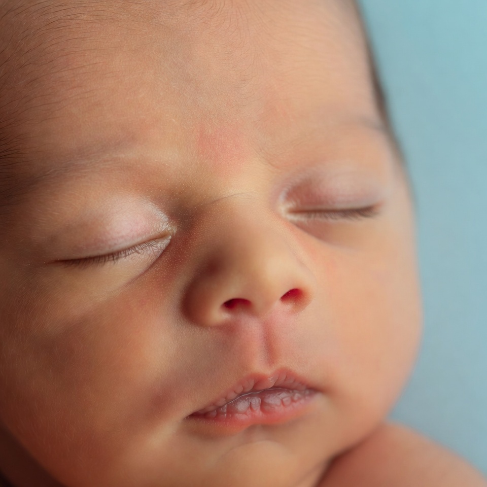 Sleeping newborn baby closeup Sleeping newborn baby closeup