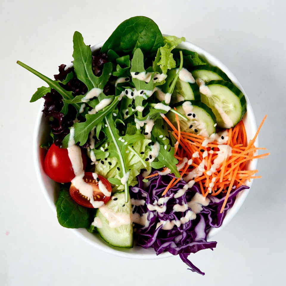 Fresh Mixed Vegetable Salad Bowl Fresh Mixed Vegetable Salad Bowl