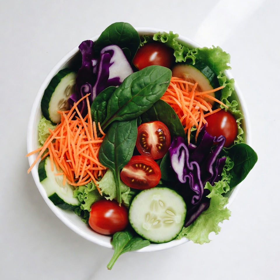Fresh Colorful Vegetable Salad Bowl Fresh Colorful Vegetable Salad Bowl