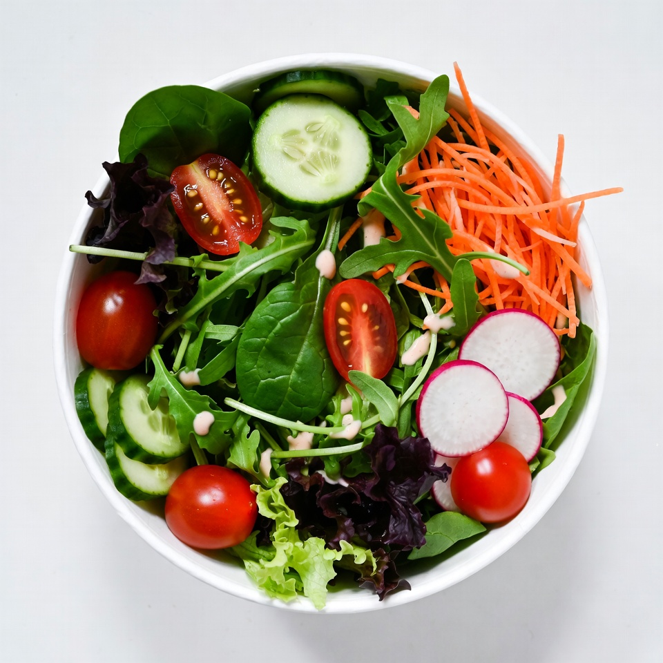 Fresh Mixed Vegetable Salad Bowl Fresh Mixed Vegetable Salad Bowl