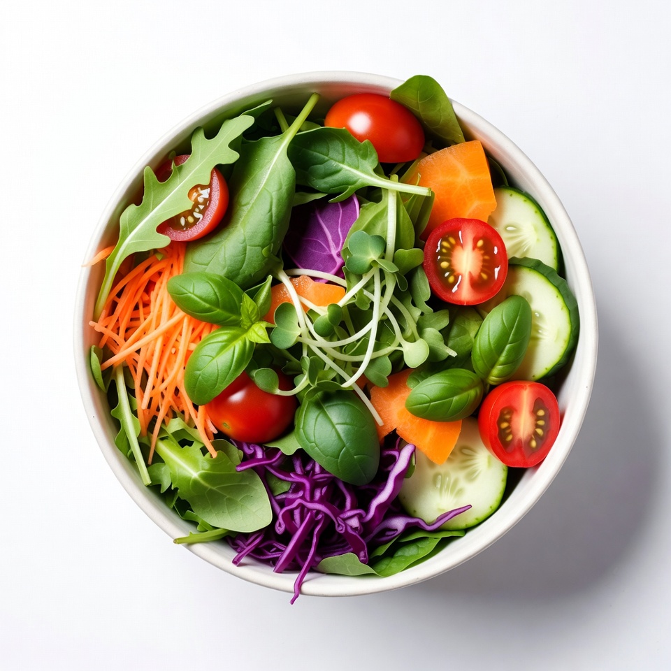 Fresh Colorful Vegetable Salad Bowl Fresh Colorful Vegetable Salad Bowl