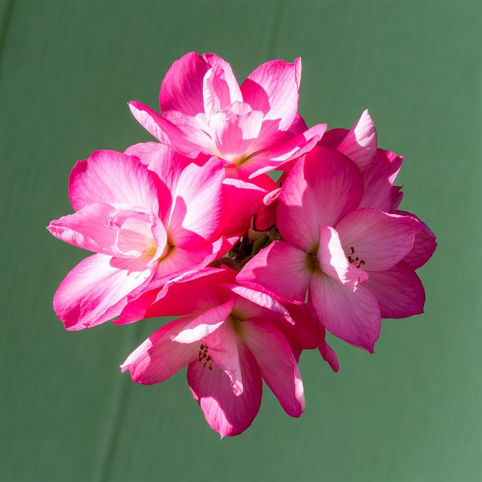 Pink Hibiscus Flower Cluster Pink Hibiscus Flower Cluster