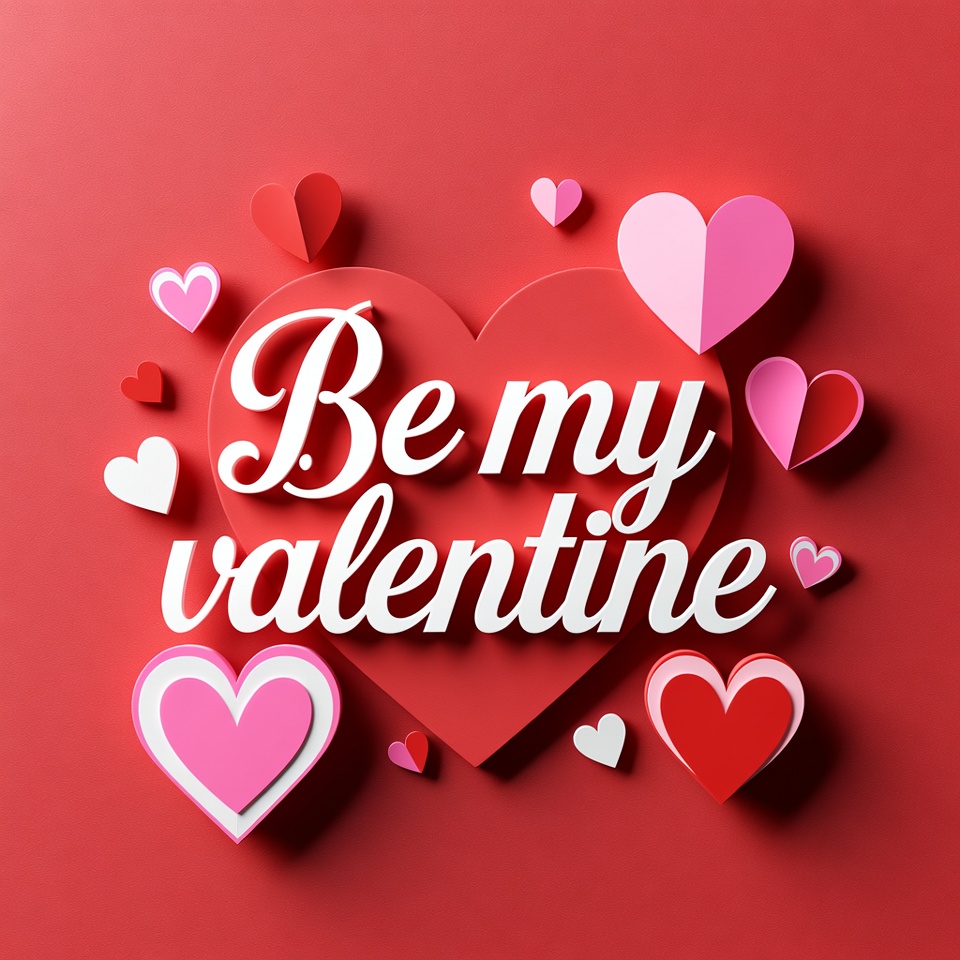 Be My Valentine hearts Be My Valentine hearts