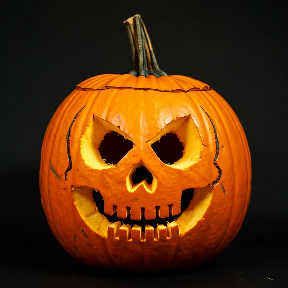 Carved Jack-o-Lantern Pumpkin Carved Jack-o-Lantern Pumpkin