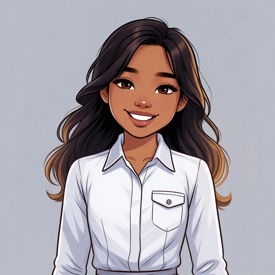 Smiling Asian woman in white shirt Smiling Asian woman in white shirt