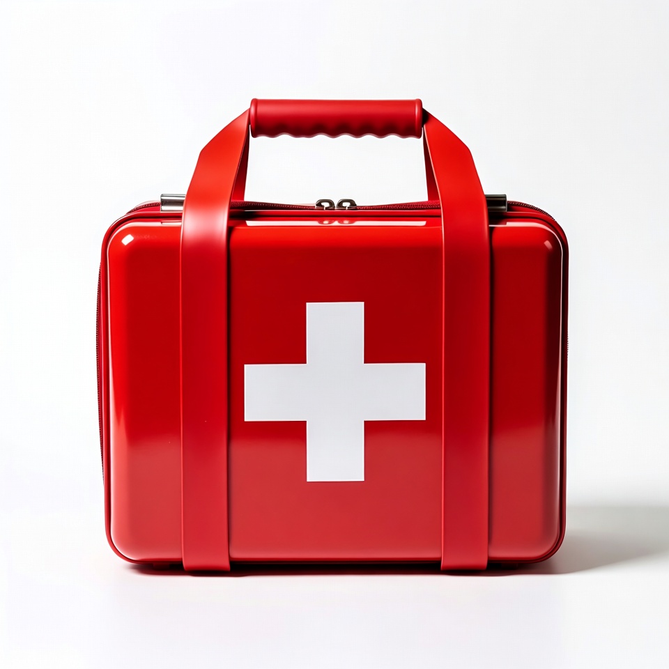 Red First Aid Kit Red First Aid Kit