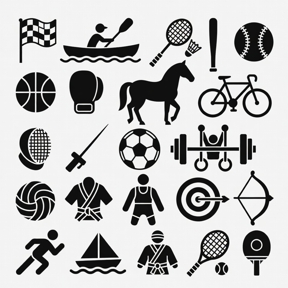Sports Icons Collection Sports Icons Collection