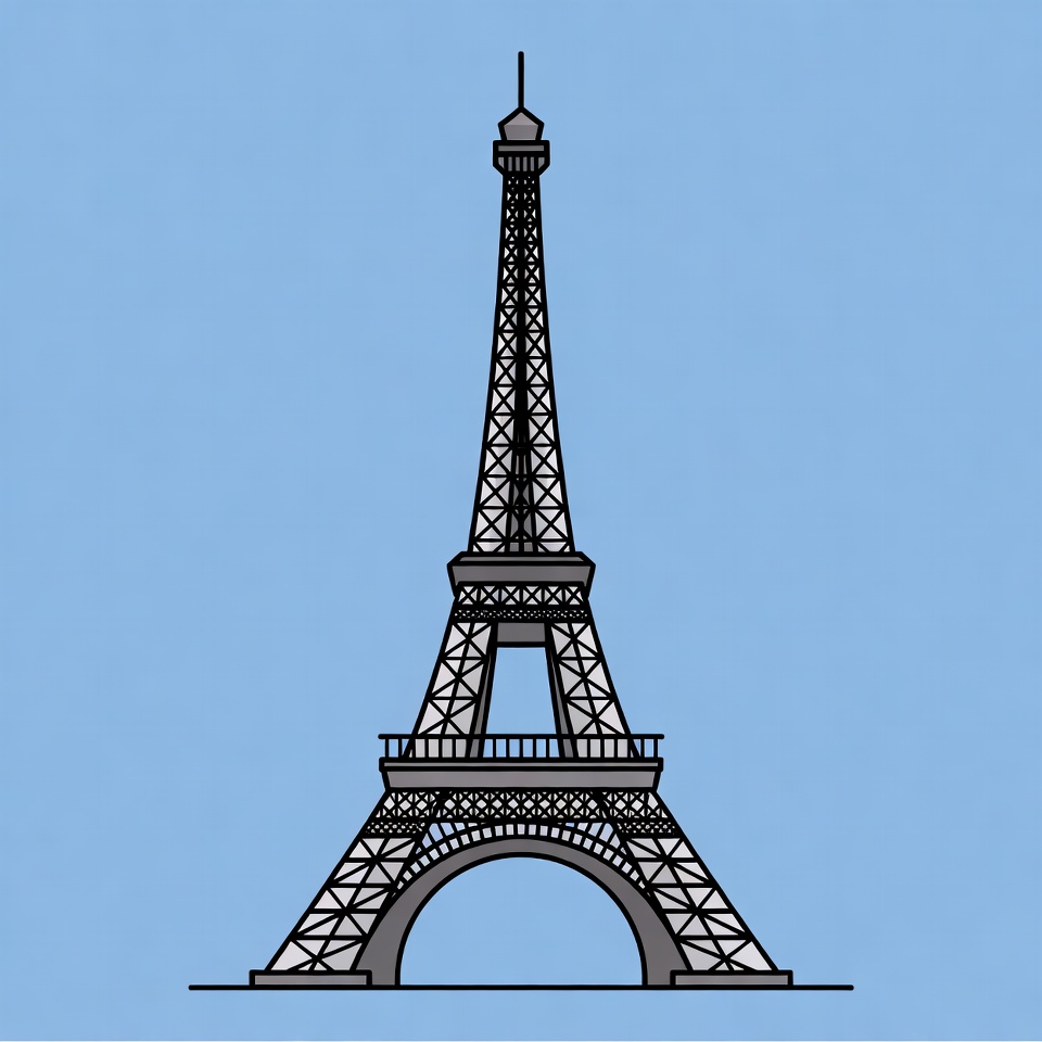 Eiffel Tower illustration Eiffel Tower illustration