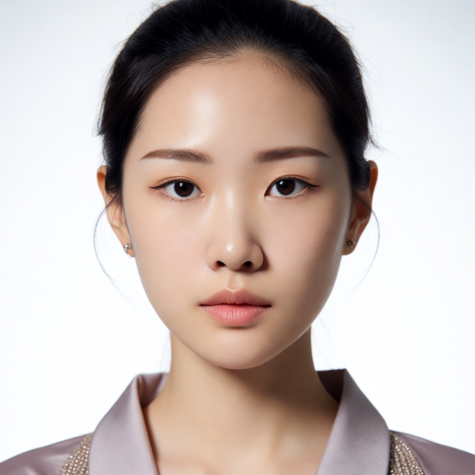 Asian woman in pink blouse Asian woman in pink blouse