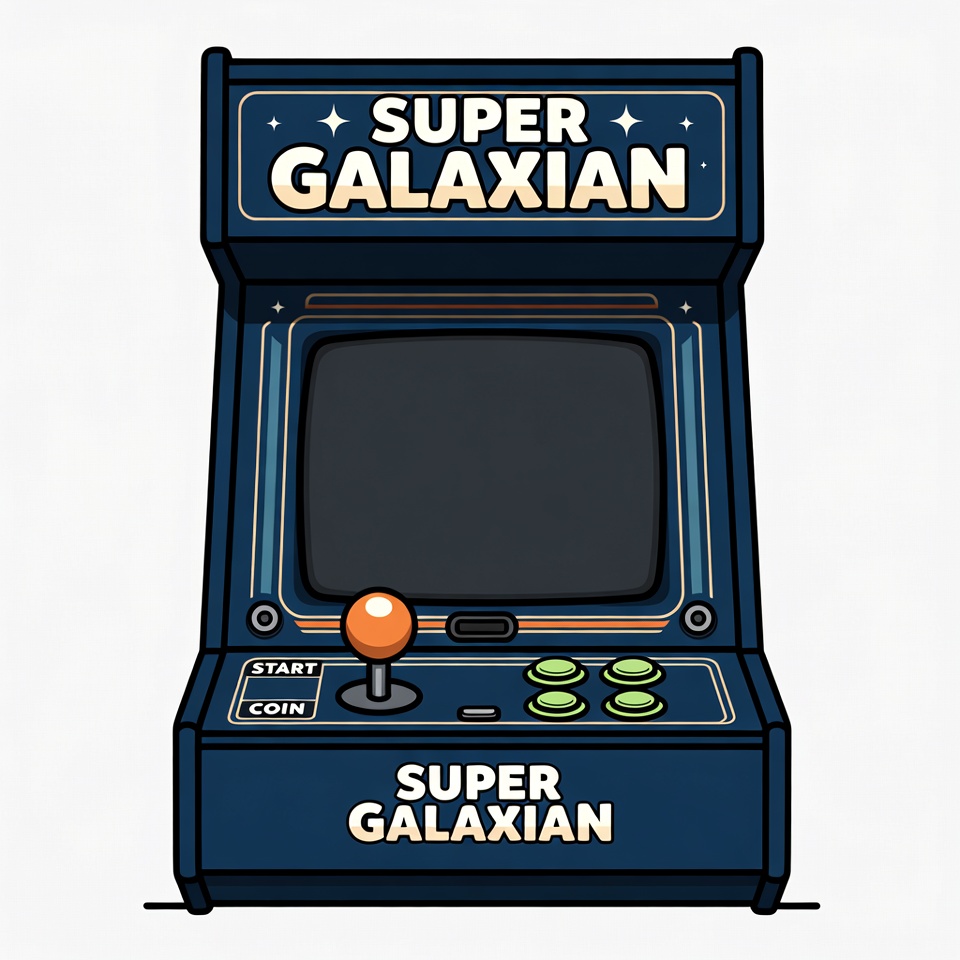Super Galaxian Arcade Game Machine Super Galaxian Arcade Game Machine