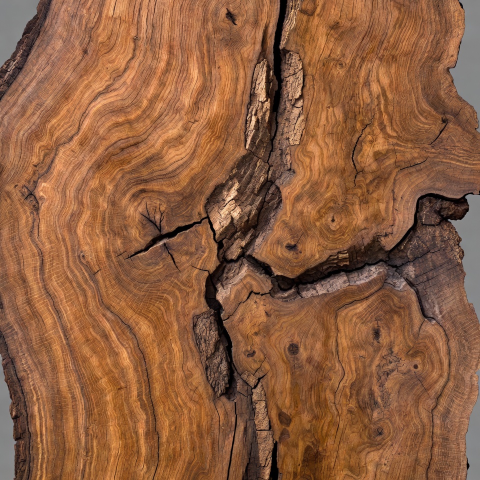 Closeup of Detailed Walnut Wood Grain Closeup of Detailed Walnut Wood Grain