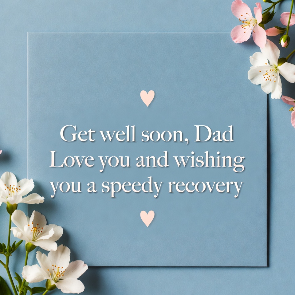 Get Well Soon Dad Card Get Well Soon Dad Card
