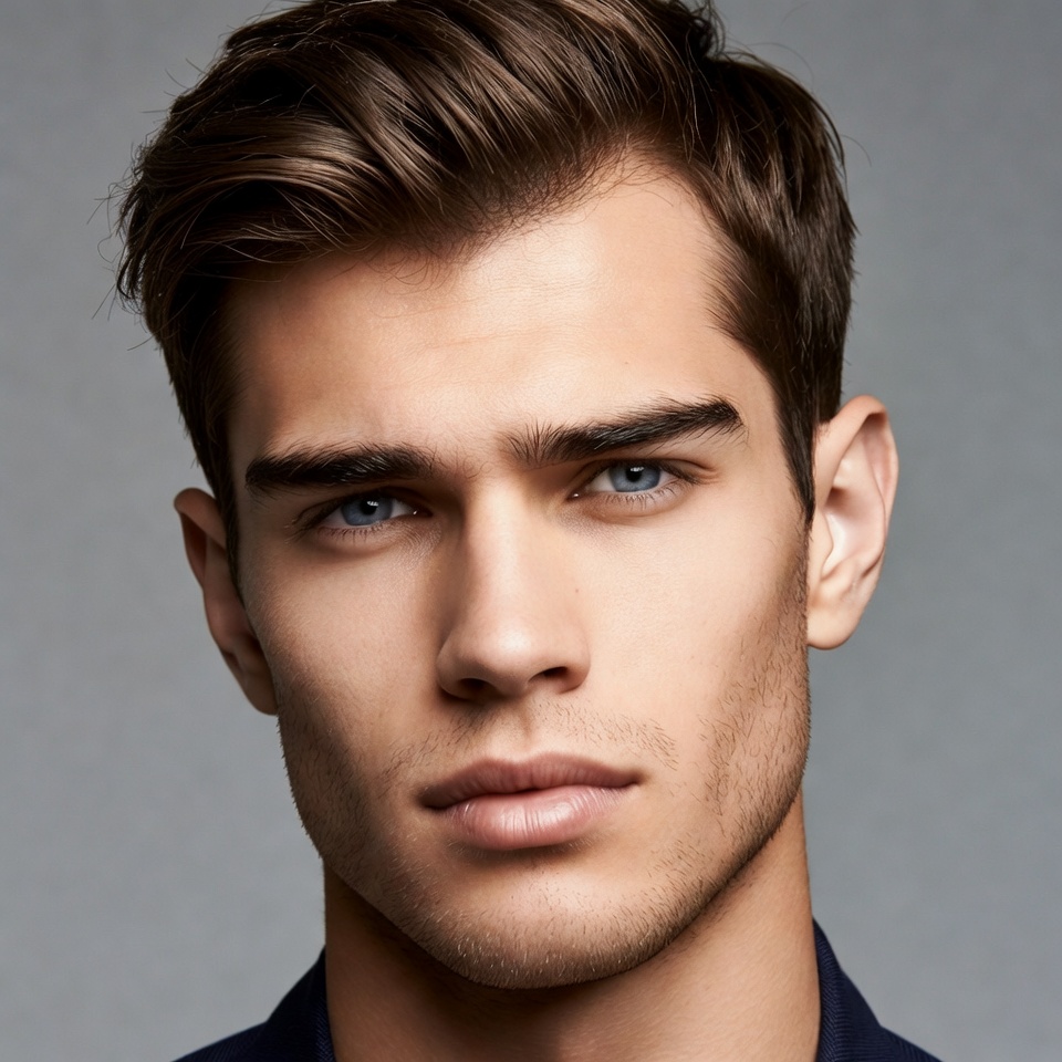 Handsome man with blue eyes Handsome man with blue eyes