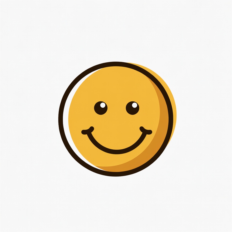 Smiling Yellow Emoticon Face Smiling Yellow Emoticon Face