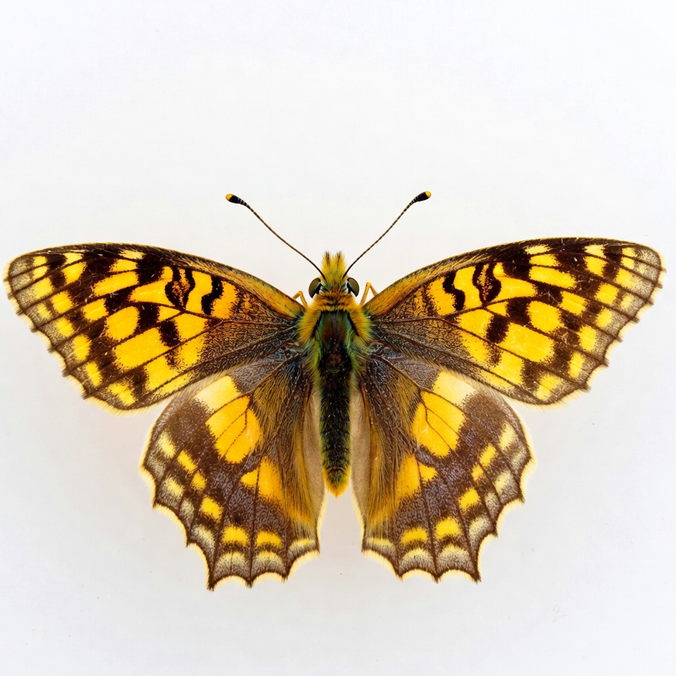 Speckled Wood Butterfly Wings Spread Speckled Wood Butterfly Wings Spread