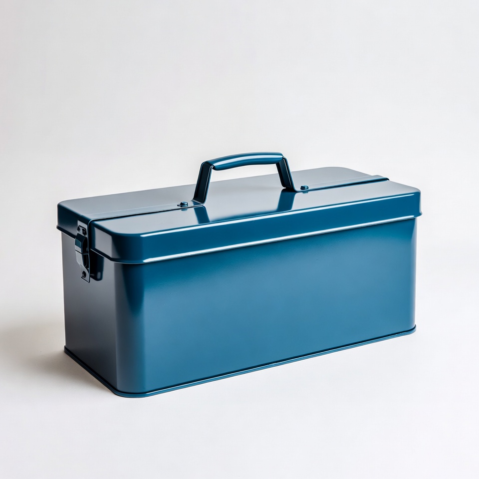 Blue metal tool box Blue metal tool box